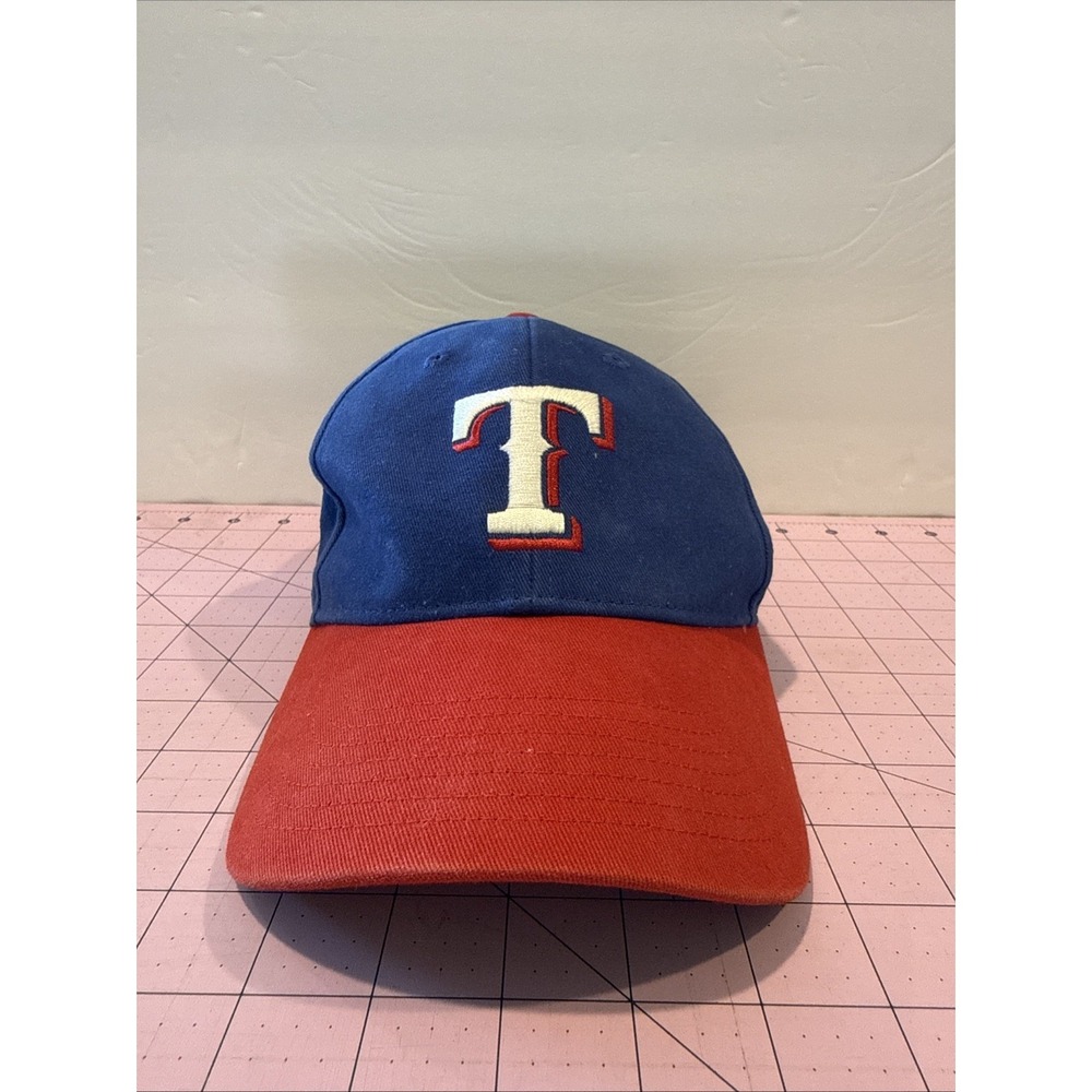 47 Brand Texas Rangers MLB Cap‎ Blue & Red Embroidered Youth Size Adjustable